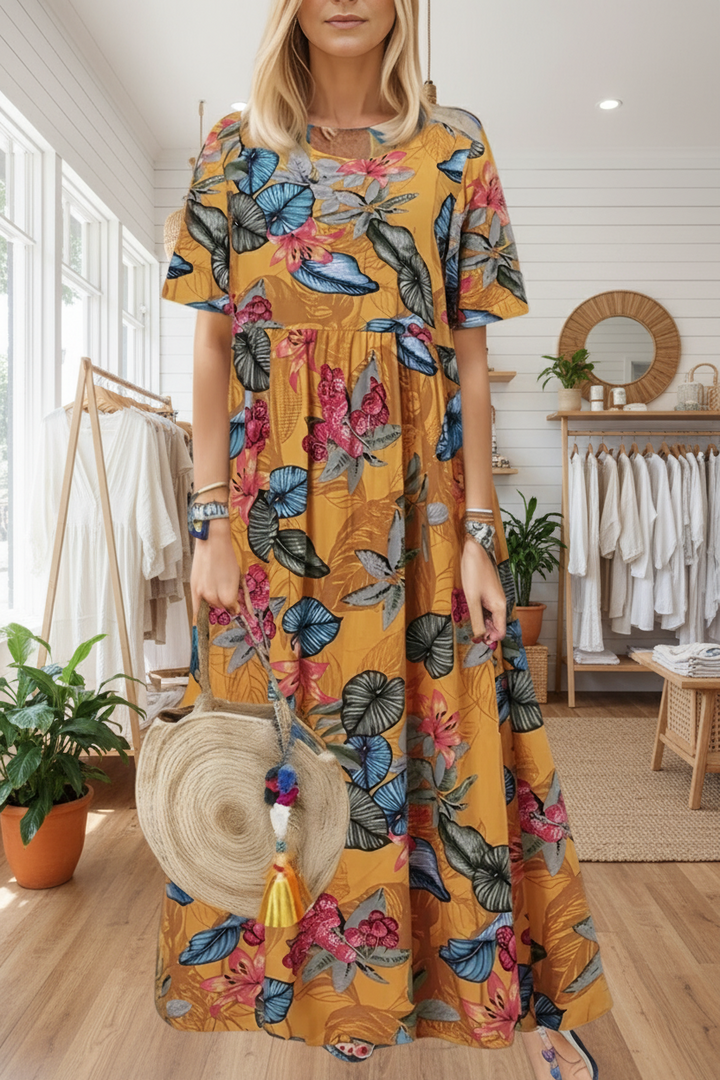 LEONORA - FLORAL DRESS