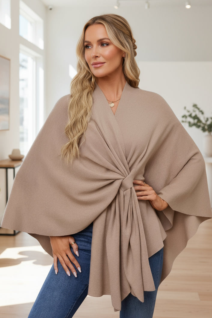 GERTRUDE - PONCHO SWEATER
