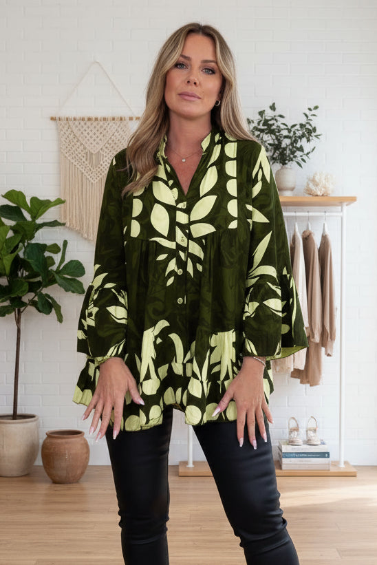 BILLIE - BELL SLEEVE BLOUSE