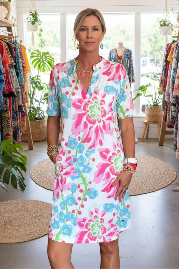 MACIE – ELEGANT FLORAL DRESS