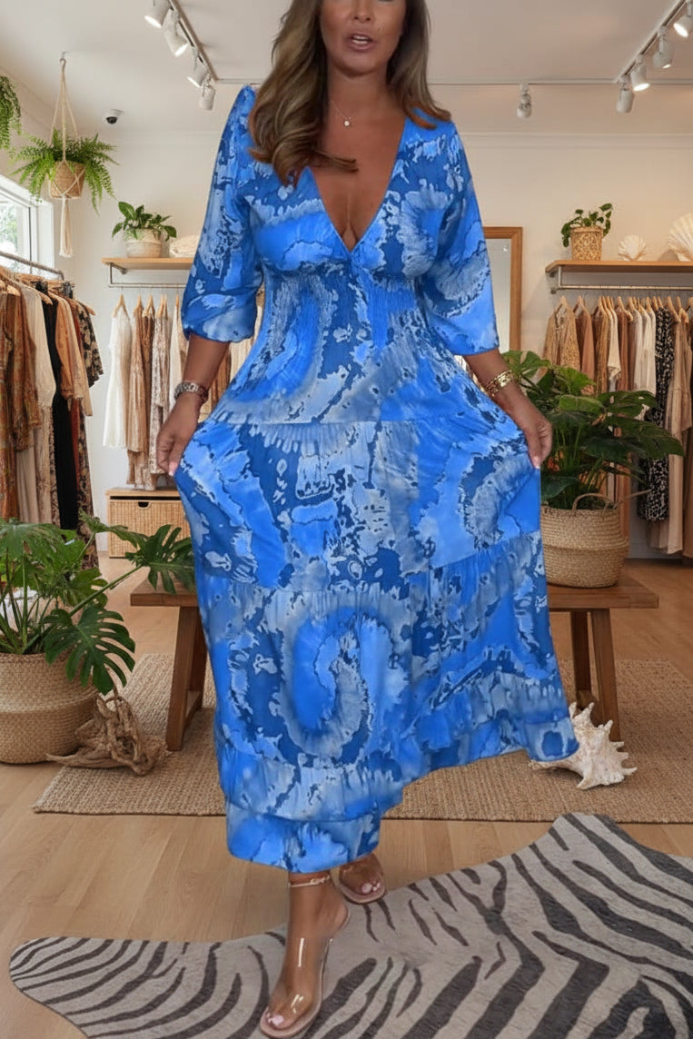 FRANCESCA - STYLISH PRINT DRESS