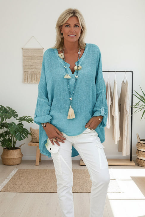 KATH - BREATHABLE LONG-SLEEVE TOP