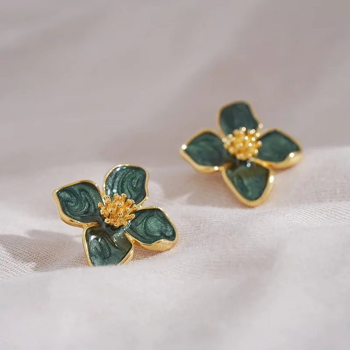 YASMINA - ELEGANT FLORAL EARRINGS