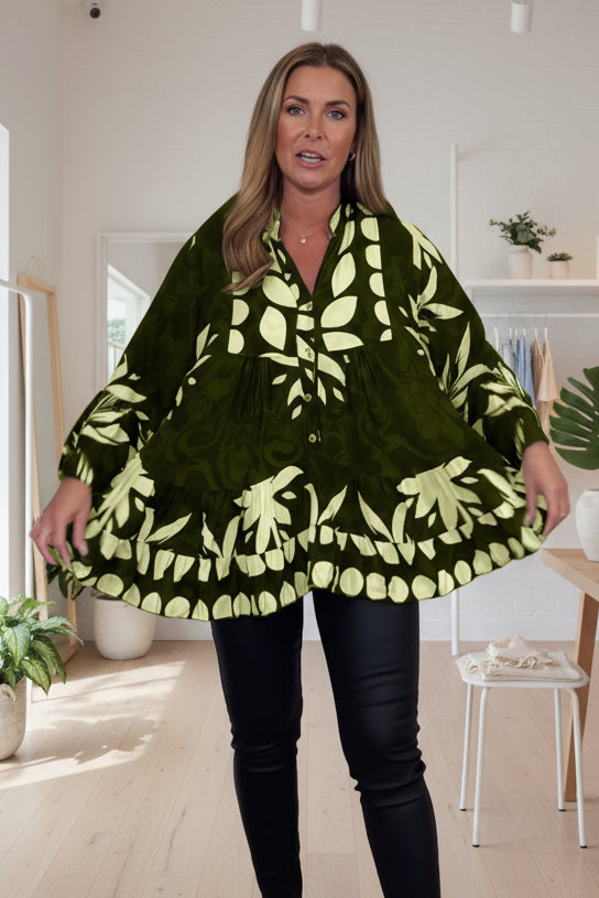 BILLIE - BELL SLEEVE BLOUSE