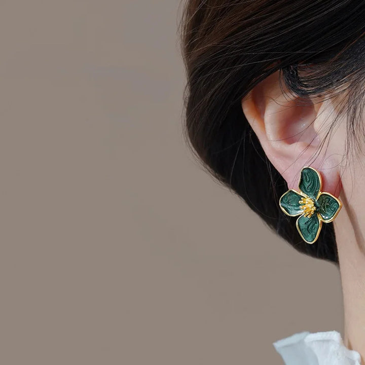 YASMINA - ELEGANT FLORAL EARRINGS
