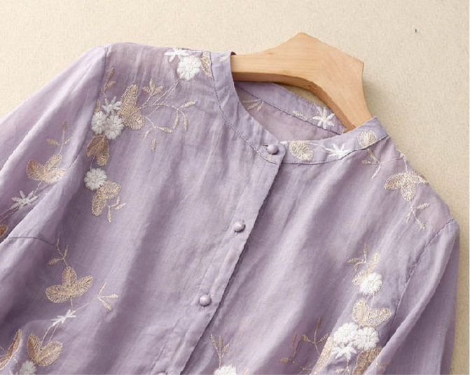 MEGGY - EMBROIDERED SHIRT