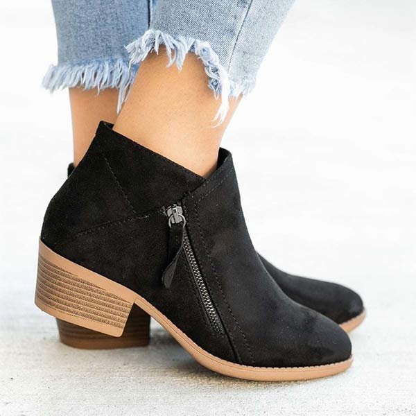 ASTRID - SUEDE ANKLE BOOTS
