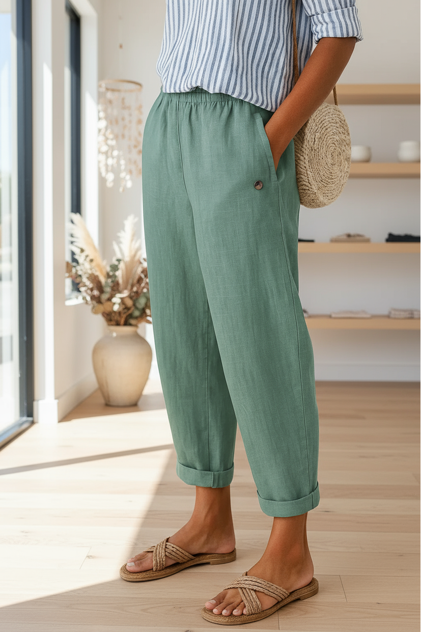 PEGGY - RELAXED CROP PANTS