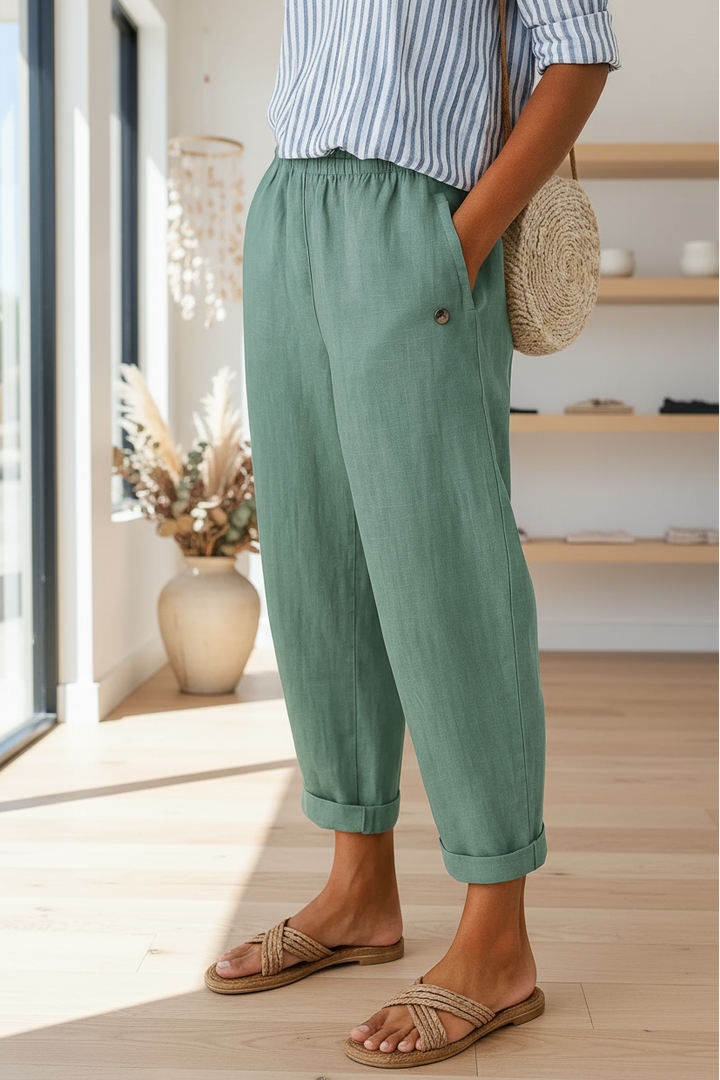 PEGGY - RELAXED CROP PANTS