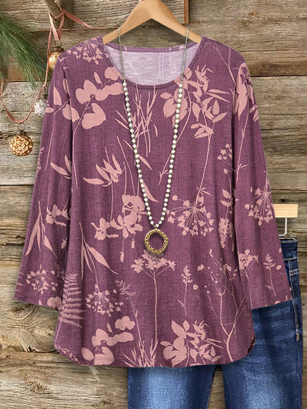 AMY - FLOWER PRINT CASUAL TOP