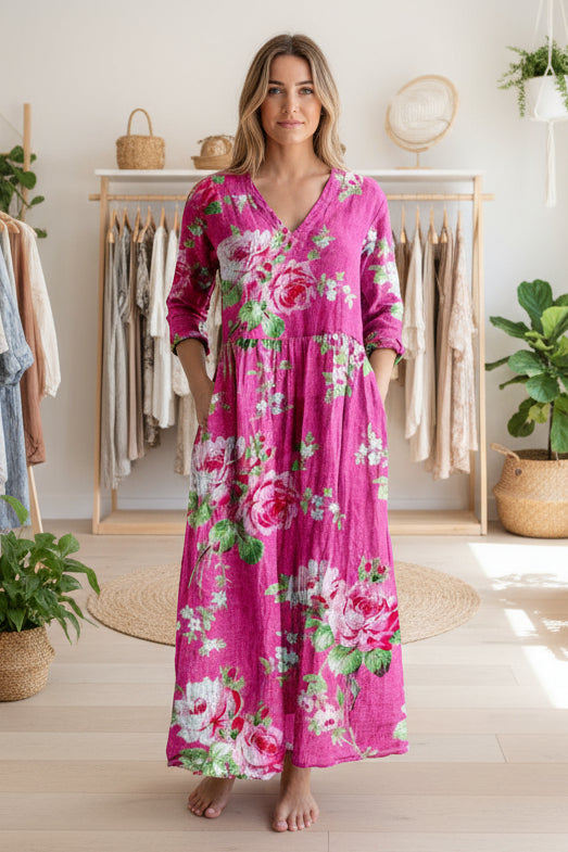 ANITA - FLORAL GRACE DRESS