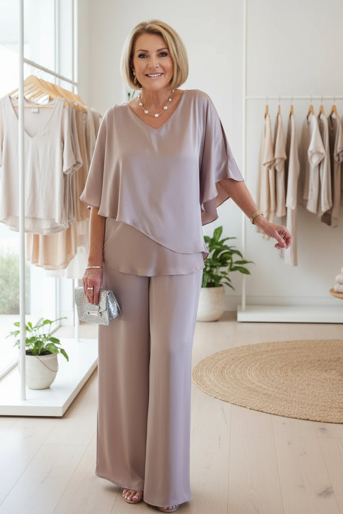 JIMA - EFFORTLESS WIDE-LEG SET