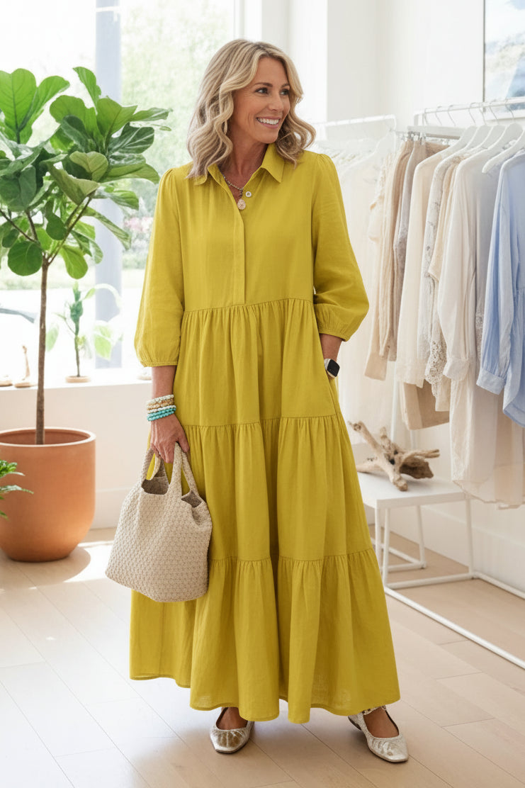 SOLENEA – CLASSIC SHIRT DRESS