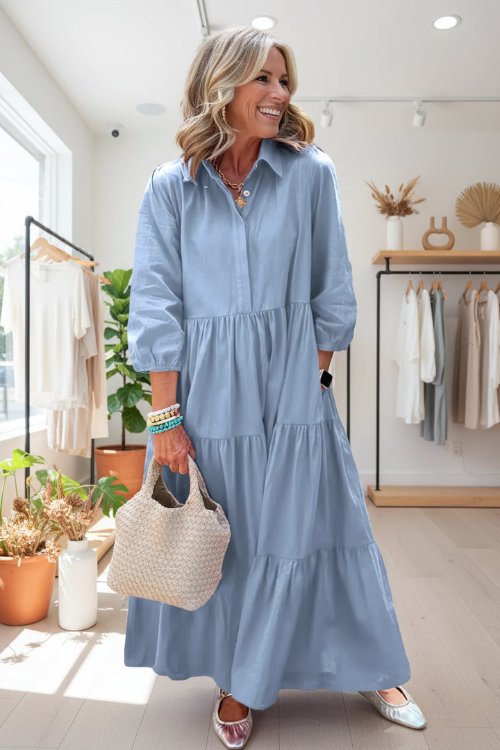 SOLENEA – CLASSIC SHIRT DRESS