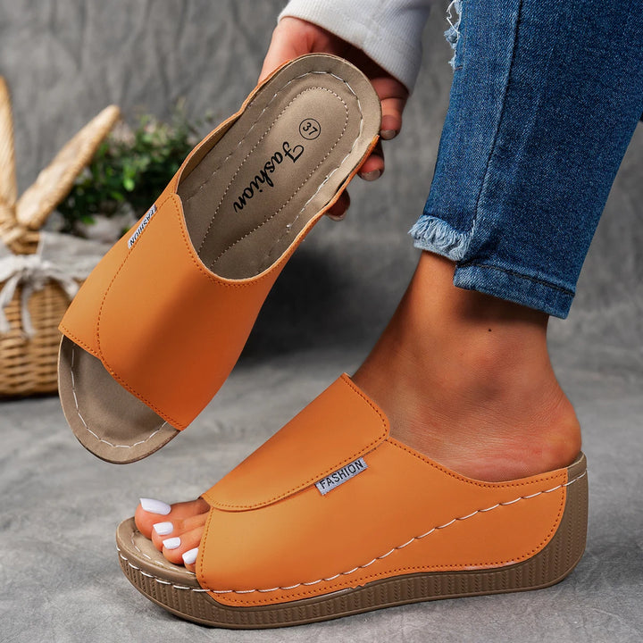 MIA - SLIP PLATFORM SANDALS