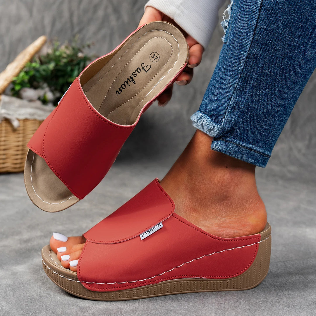 MIA - SLIP PLATFORM SANDALS