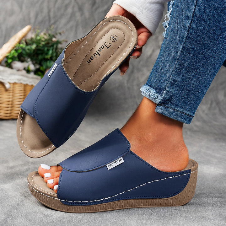 MIA - SLIP PLATFORM SANDALS
