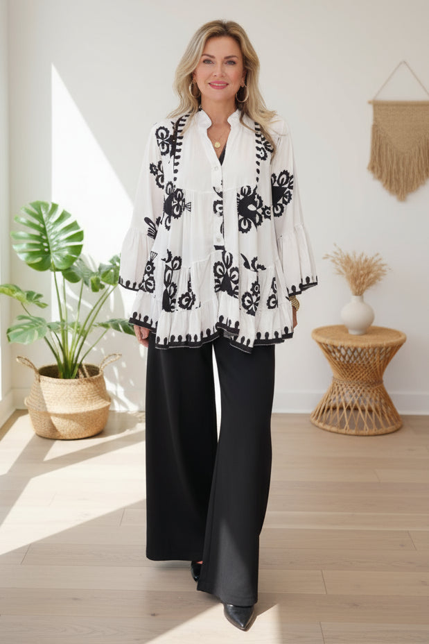 JORDANA - COASTAL BOHO TOP