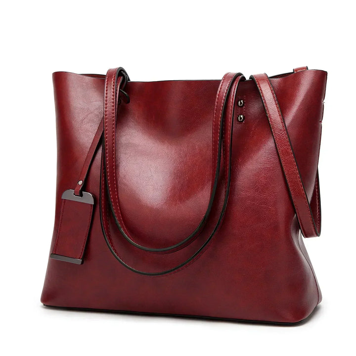 YADE - LEATHER CROSSBODY TOTE BAG