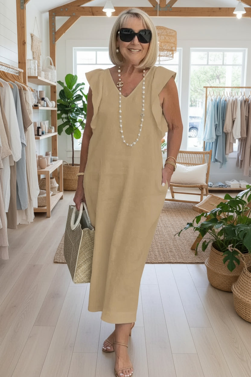 HELGA - ELEGANT MIDI DRESS