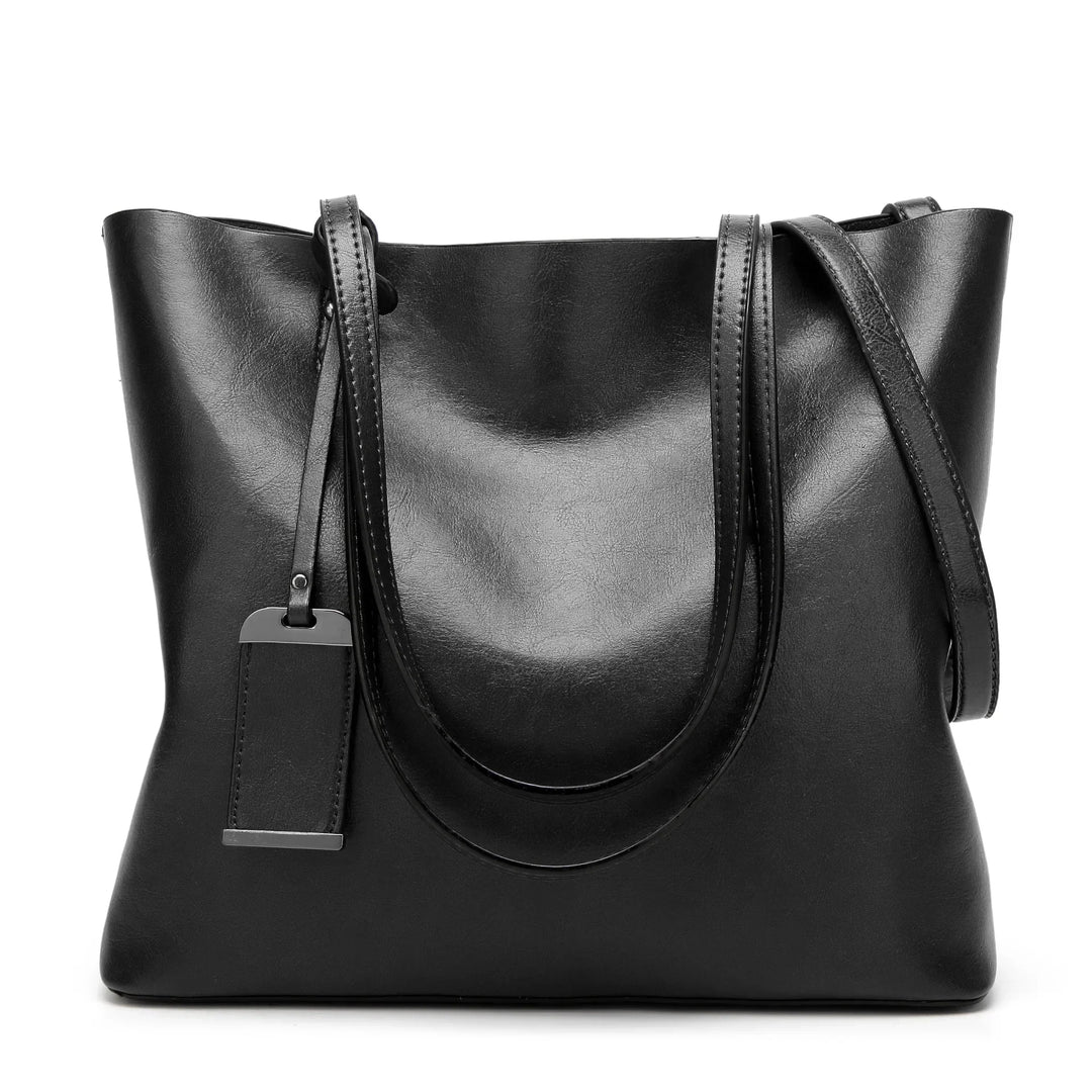 YADE - LEATHER CROSSBODY TOTE BAG