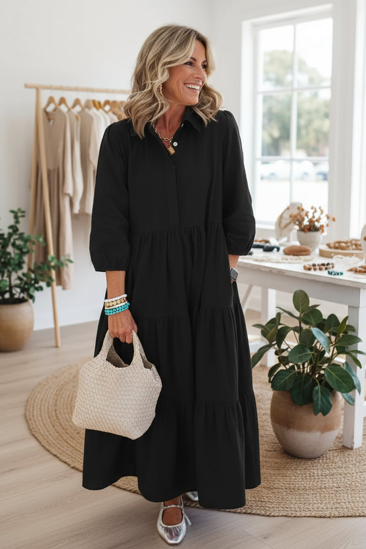 SOLENEA – CLASSIC SHIRT DRESS