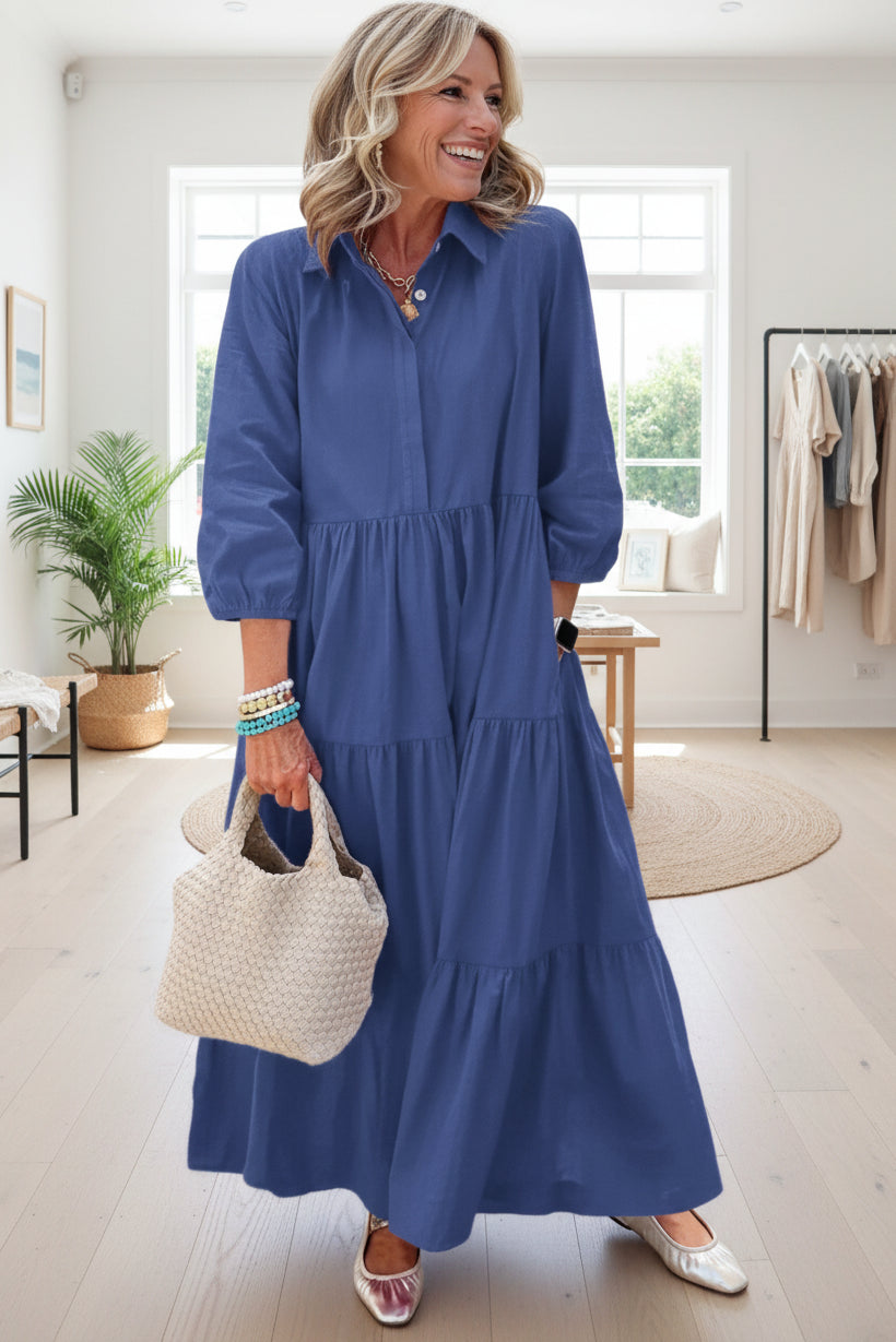 SOLENEA – CLASSIC SHIRT DRESS