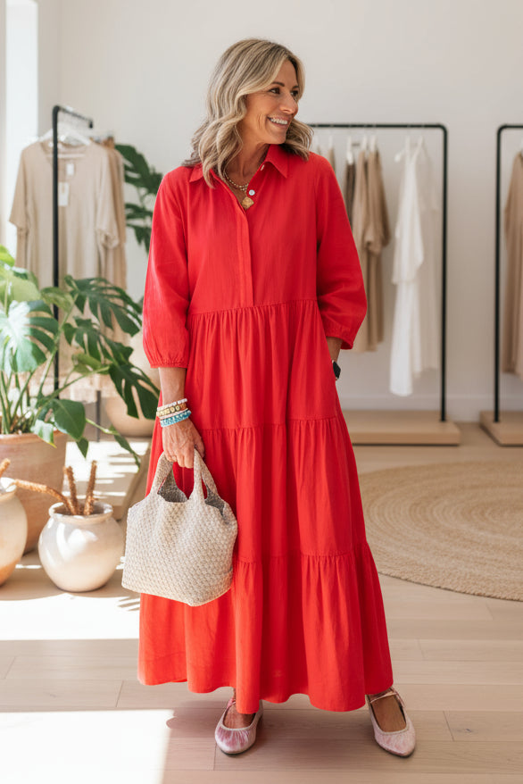 SOLENEA – CLASSIC SHIRT DRESS