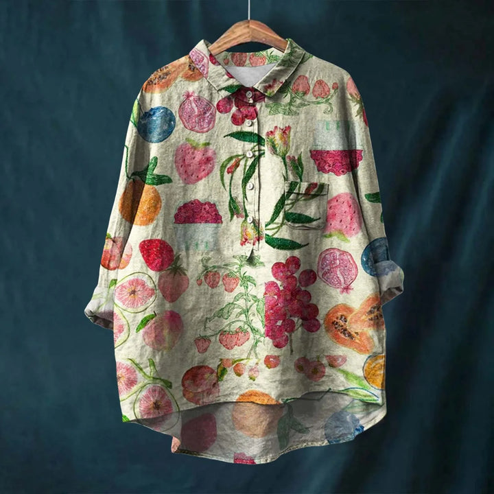 NAOME - ELEGANT FLORAL SHIRT