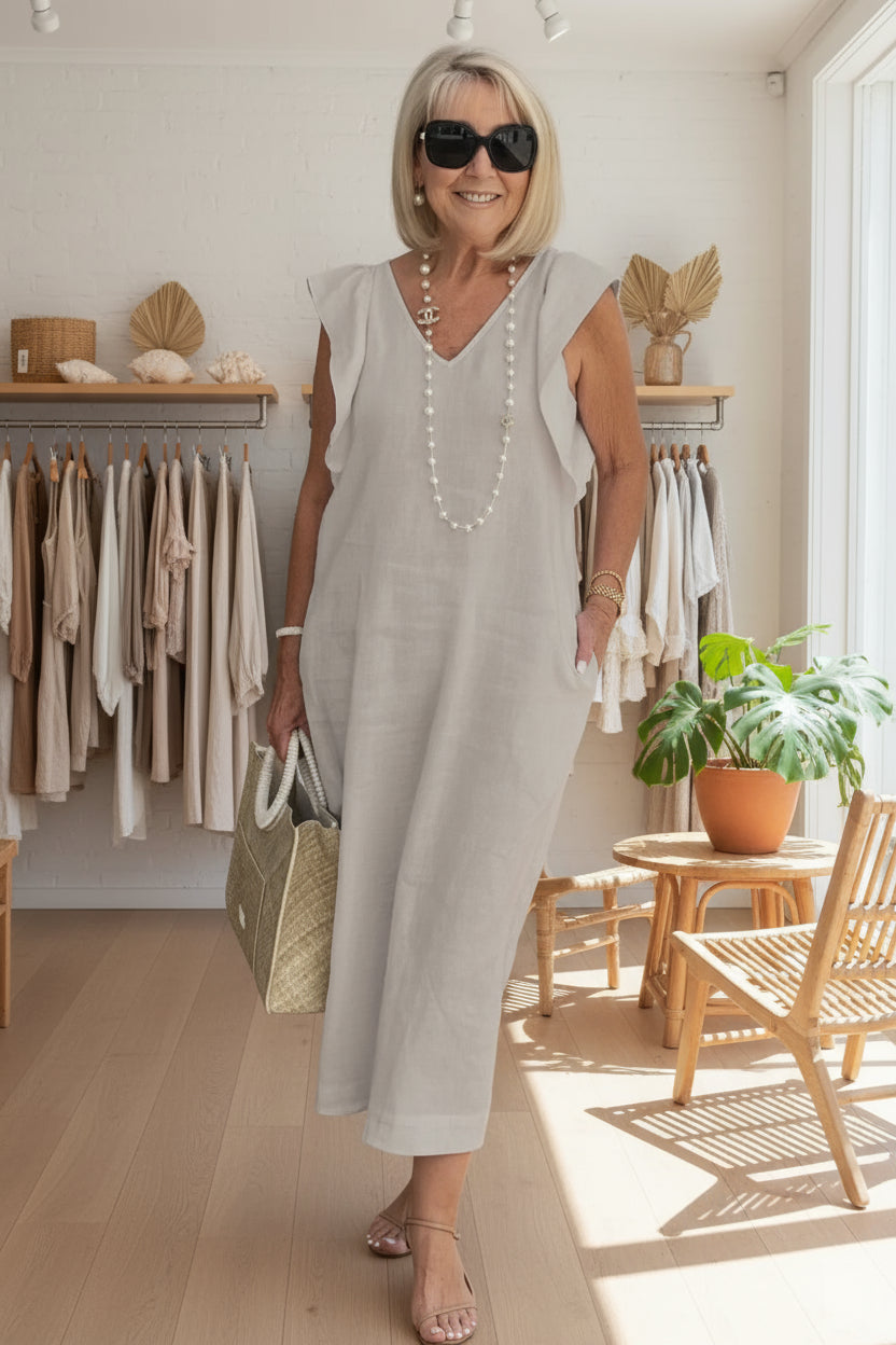 HELGA - ELEGANT MIDI DRESS