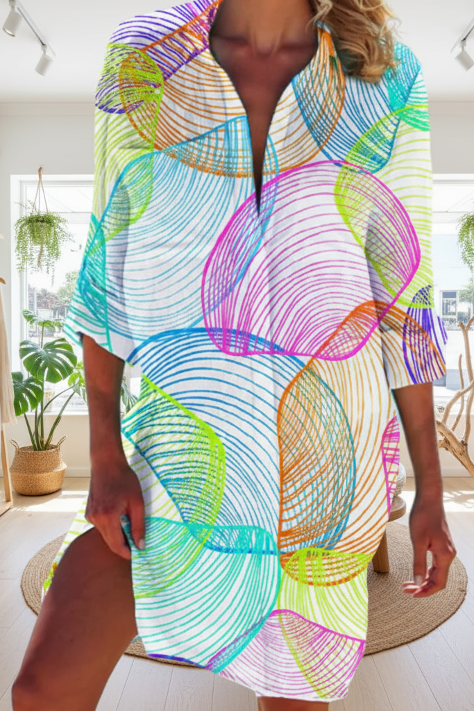 DINA - FLATTERING SUMMER DRESS
