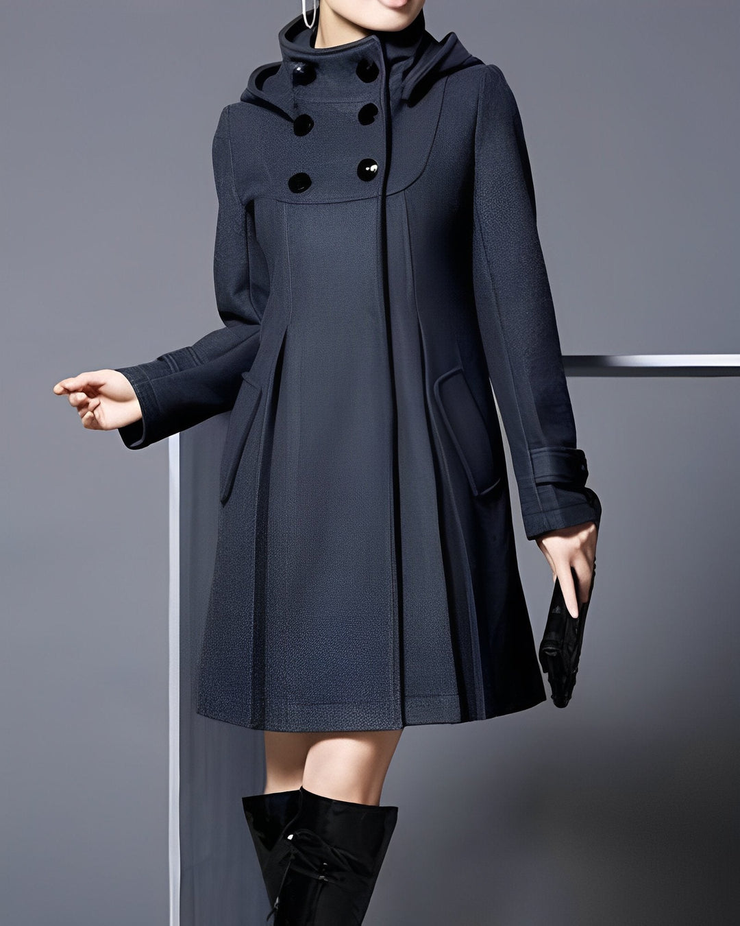 LUCIA - COAT WITH SIDE POCKETS