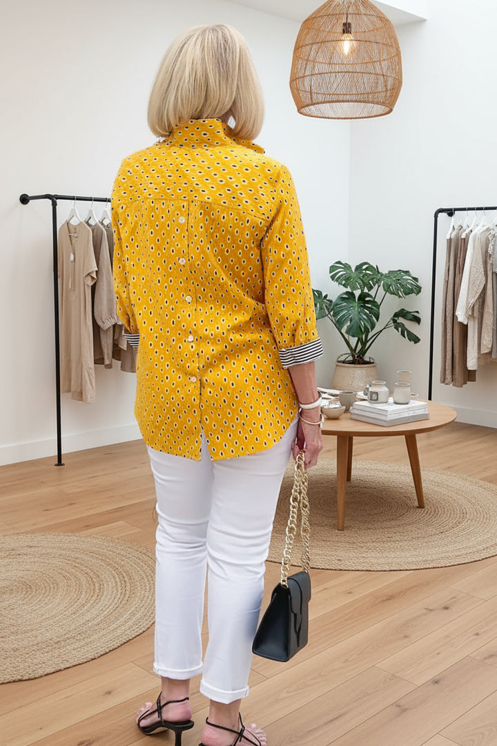 SABRINE - 3/4 SLEEVE ELEGANT TOP