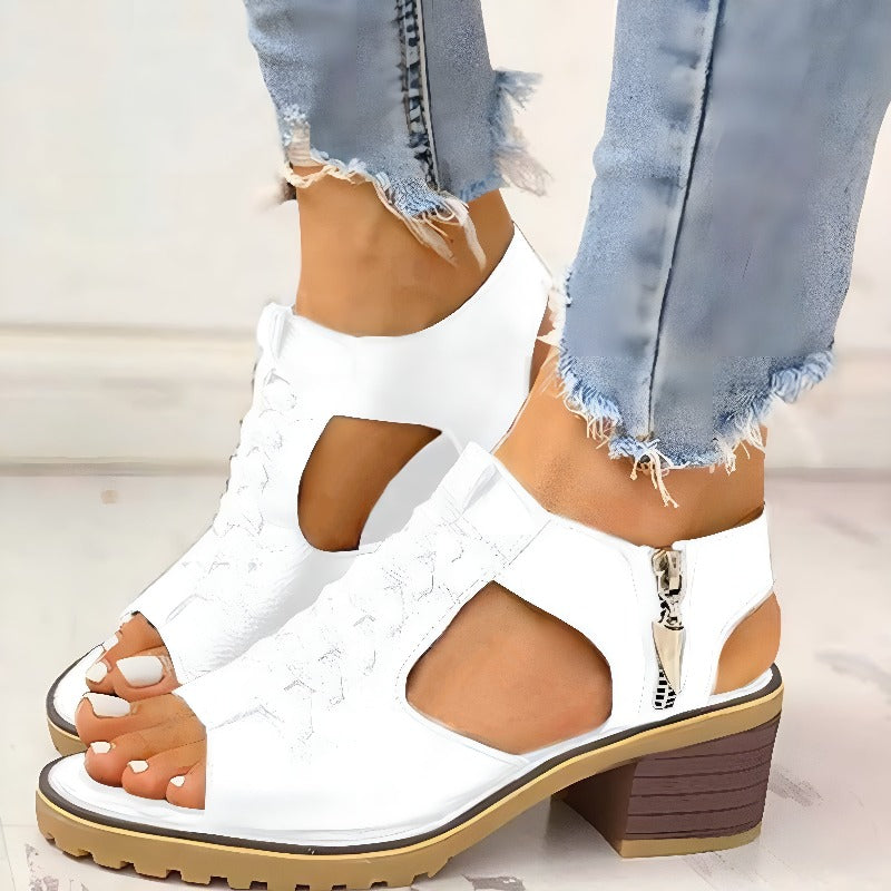 ODELIA - LEATHER SANDALS