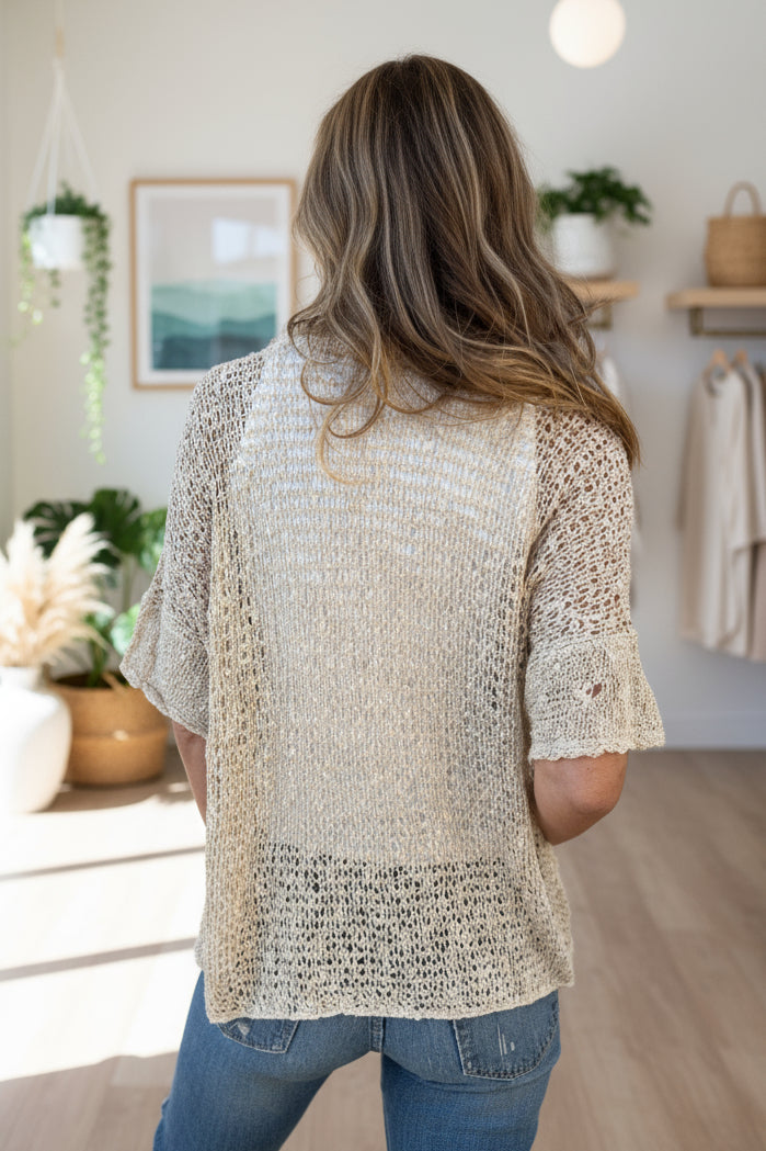 LILY - ELEGANT TEXTURED TOP