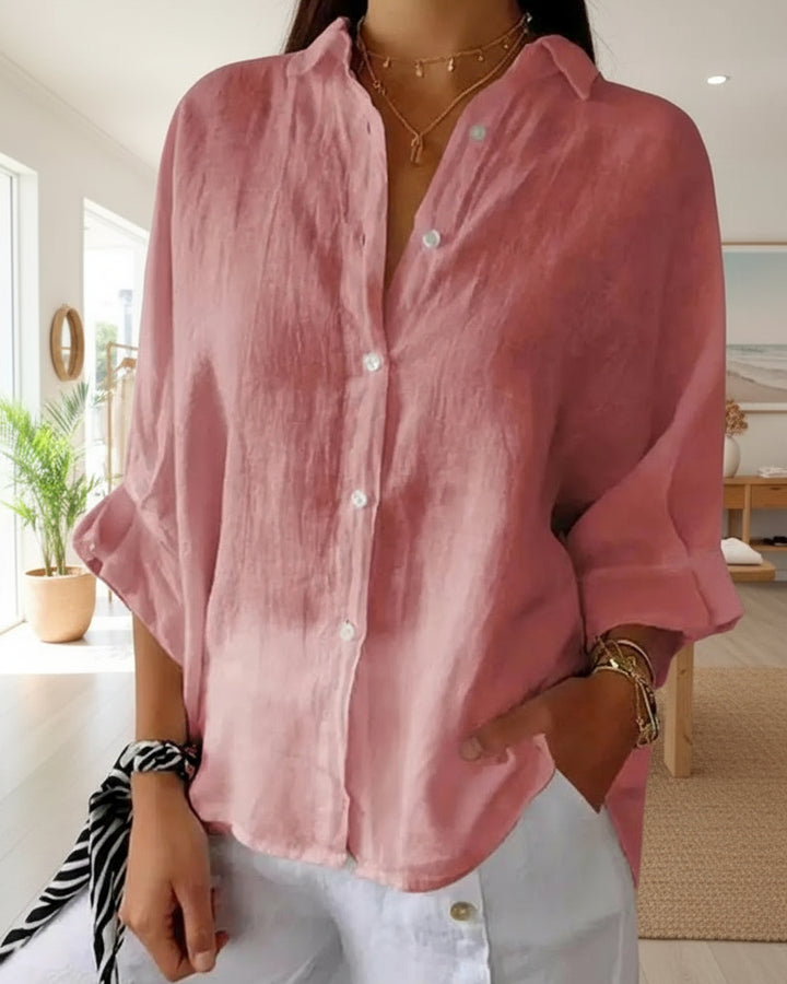 MAY - ELEGANT POLO BLOUSE