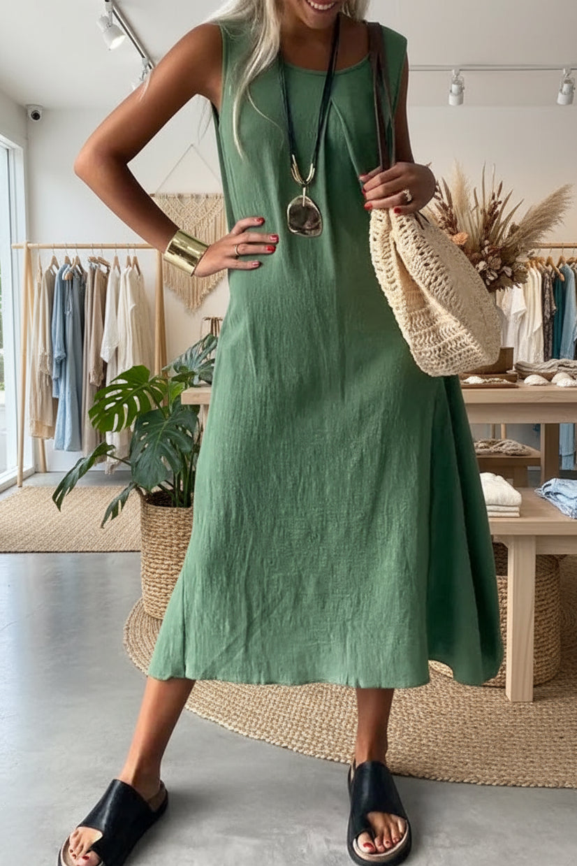 ALURA - RELAXED SLEEVELESS DRESS