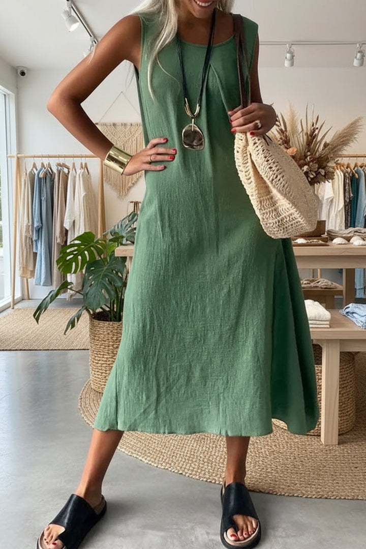 ALURA - RELAXED SLEEVELESS DRESS