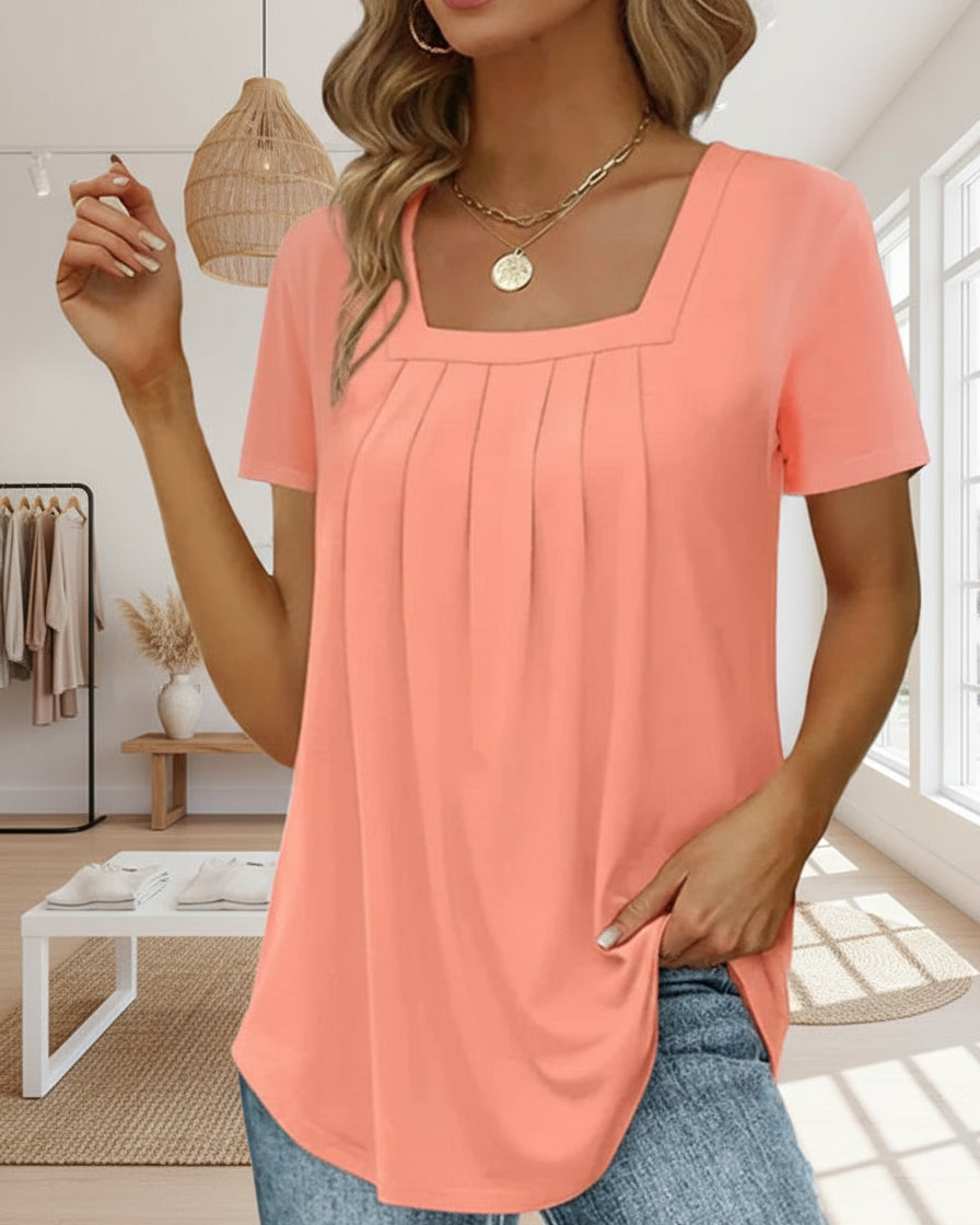 AURORA - PLEATED SHIRT