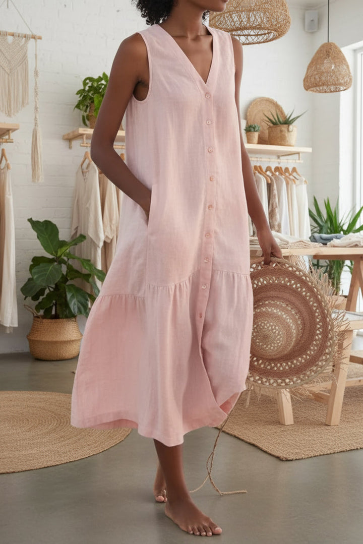 KOLLY - SLEEVELESS TUNIC DRESS