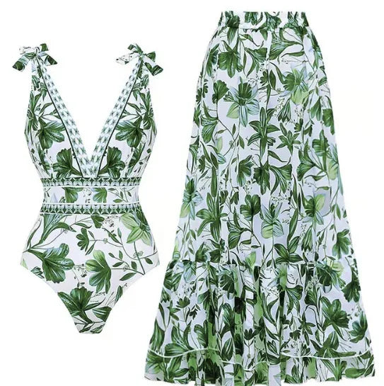 KIARA – SIGNATURE BOTANICAL SWIM SET