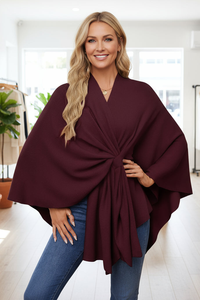 GERTRUDE - PONCHO SWEATER