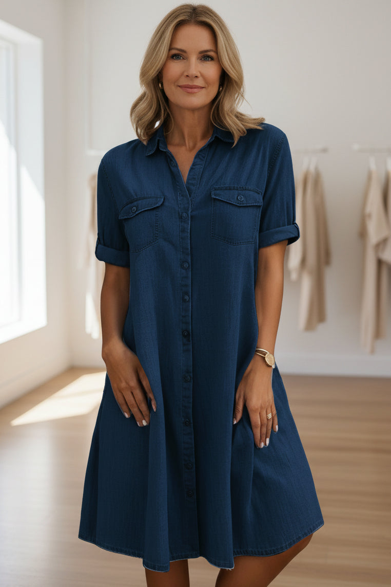 JOANNA - SHORT SLEEVED DRESS