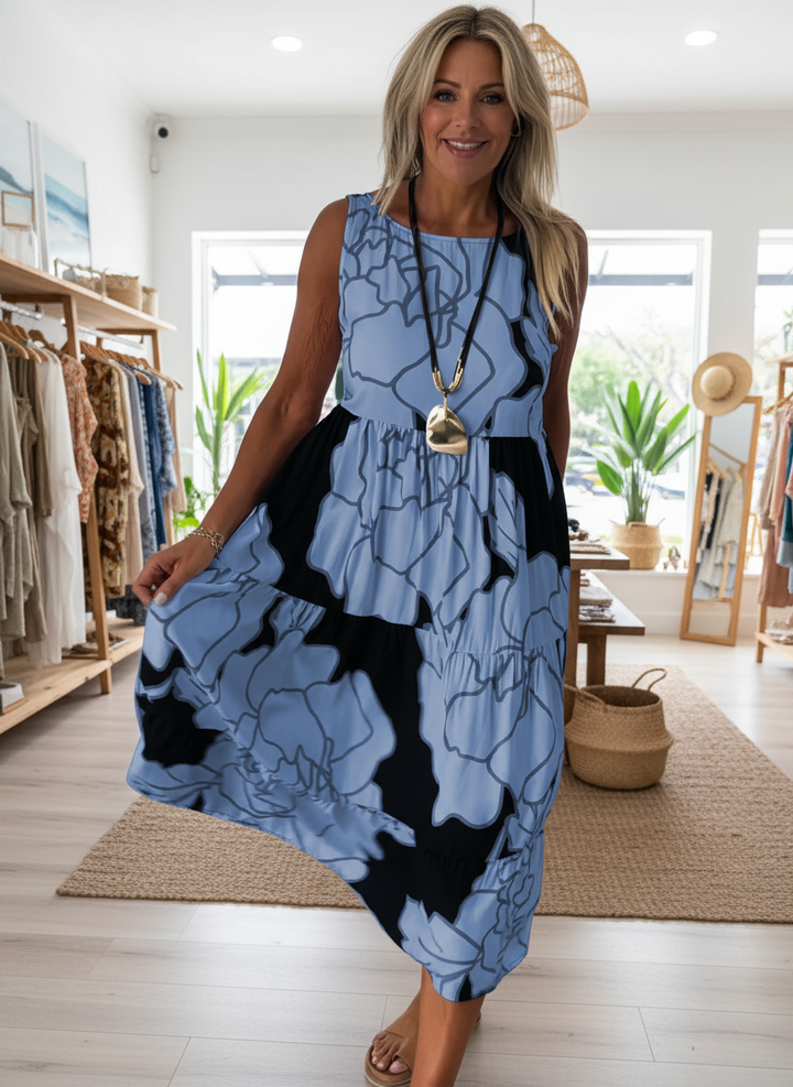 JINDI - STYLISH FLORAL PRINT DRESS