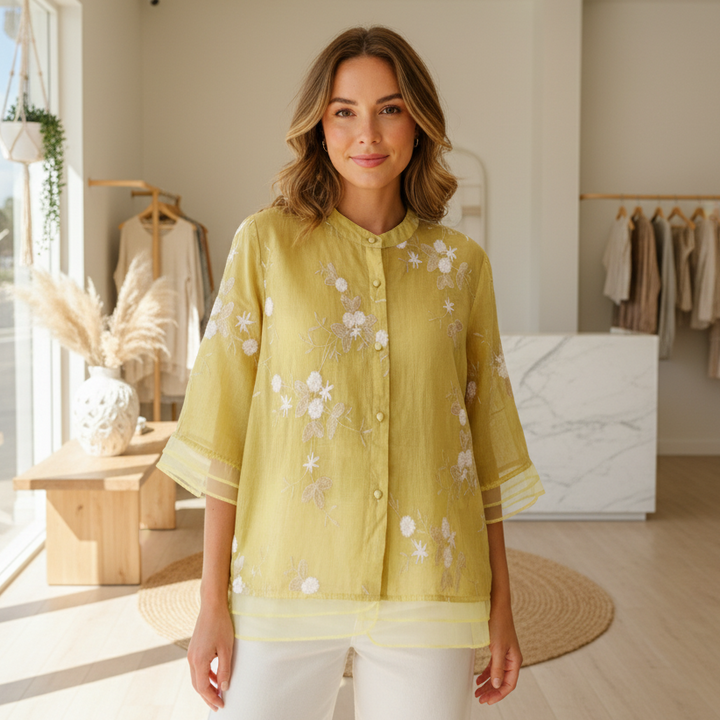 MEGGY - EMBROIDERED SHIRT