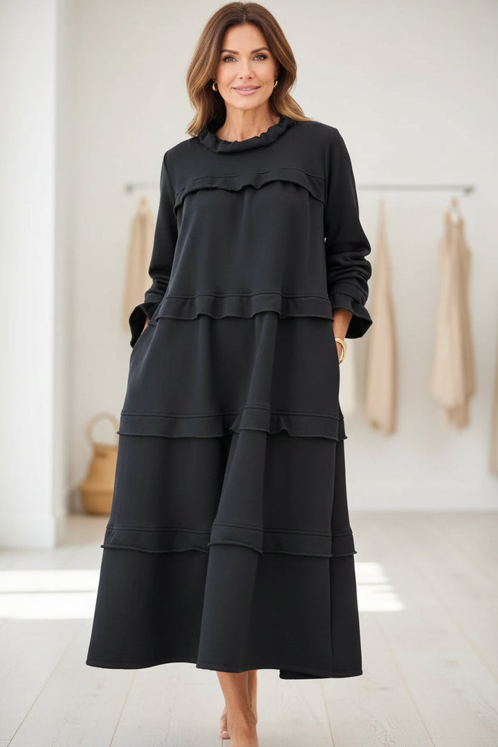 MORGAN – FLOWY LAYERED DRESS