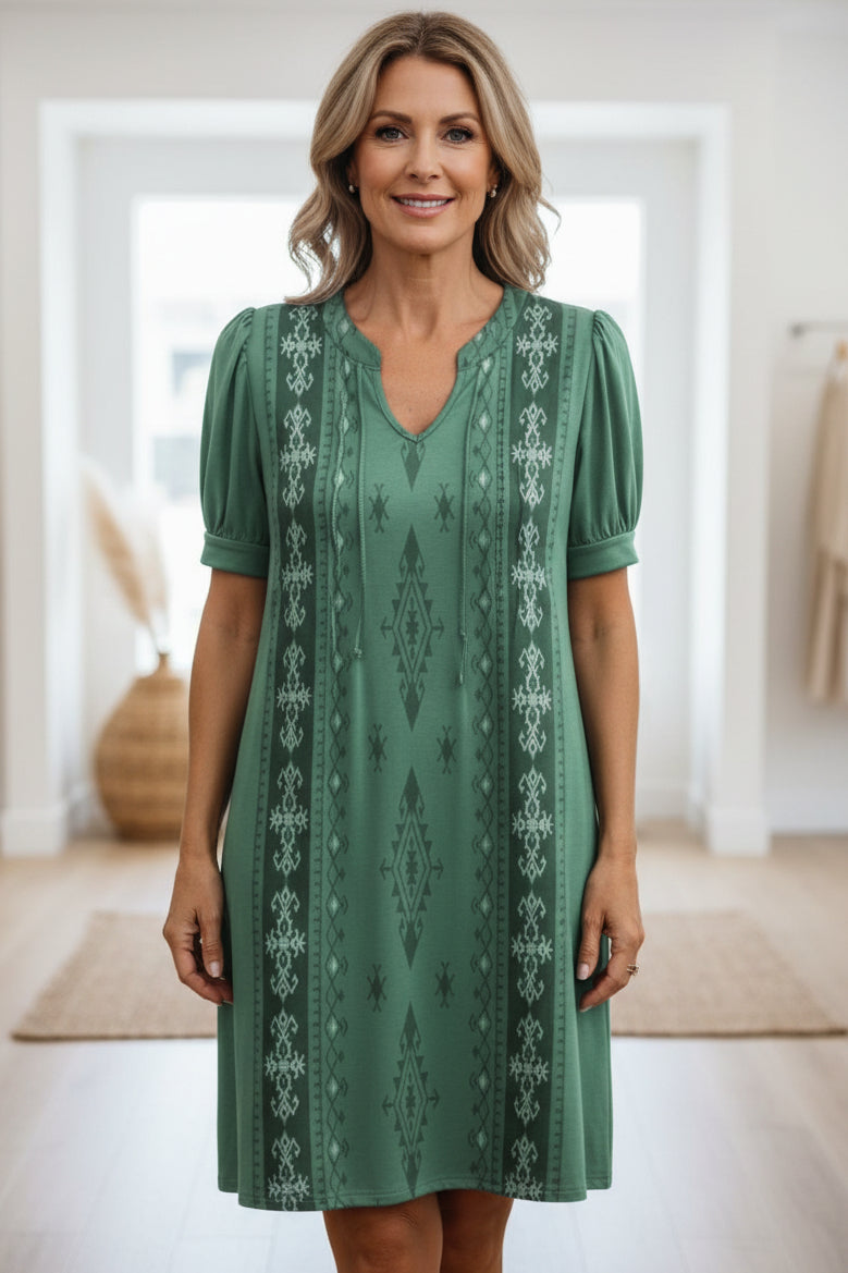 CHARLOTTE - ELEGANT BOHO TUNIC DRESS