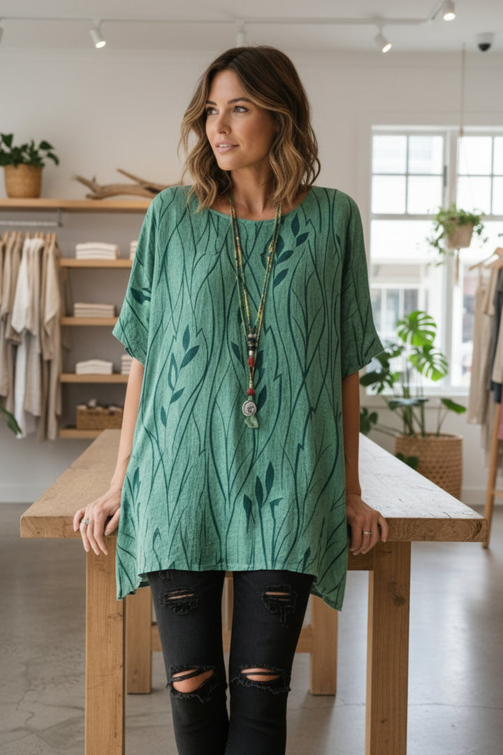 JOPA - TUMMY-COVERING VINTAGE SHIRT