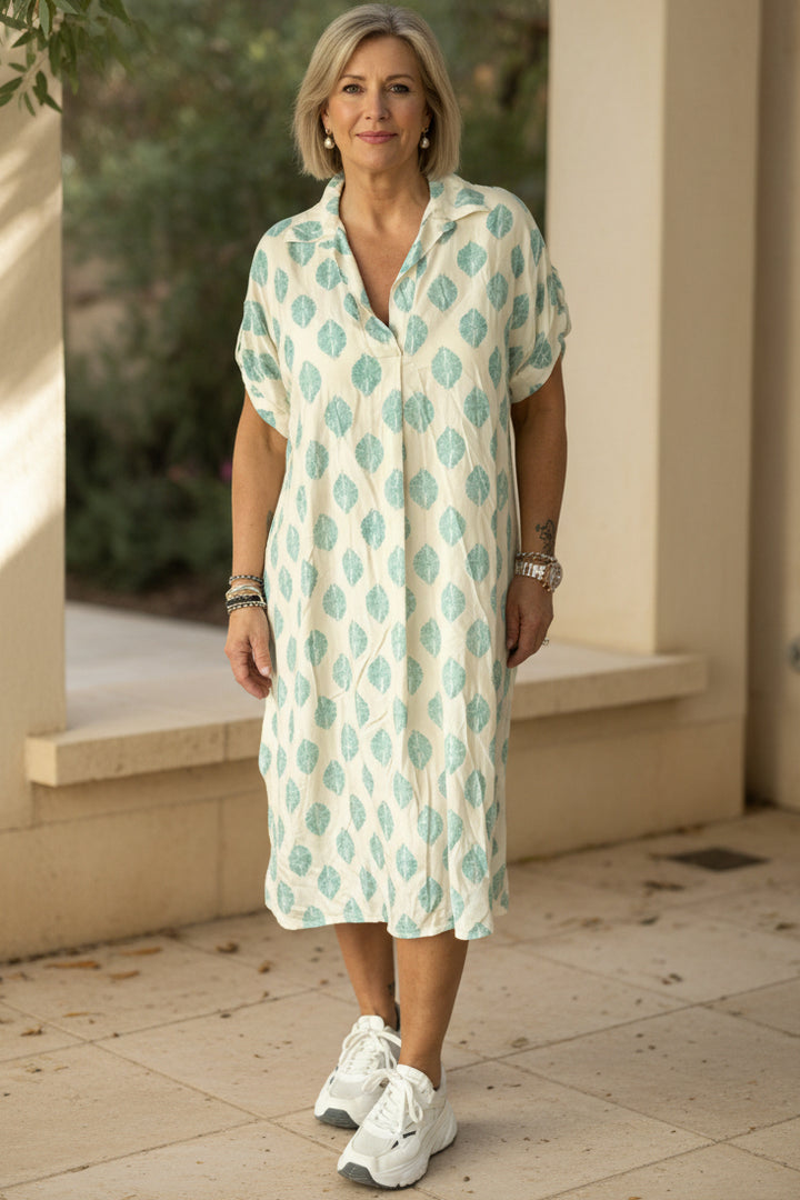 JULIANNE - PRINTED SHIRT DRESS