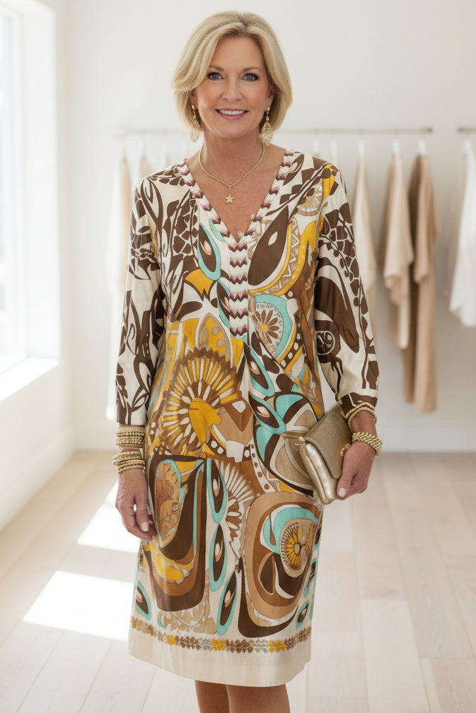 BRYN - ELEGANT VINTAGE DRESS